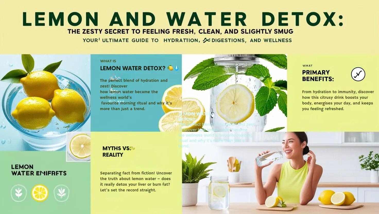 Lemon and Water Detox - Blue & Well