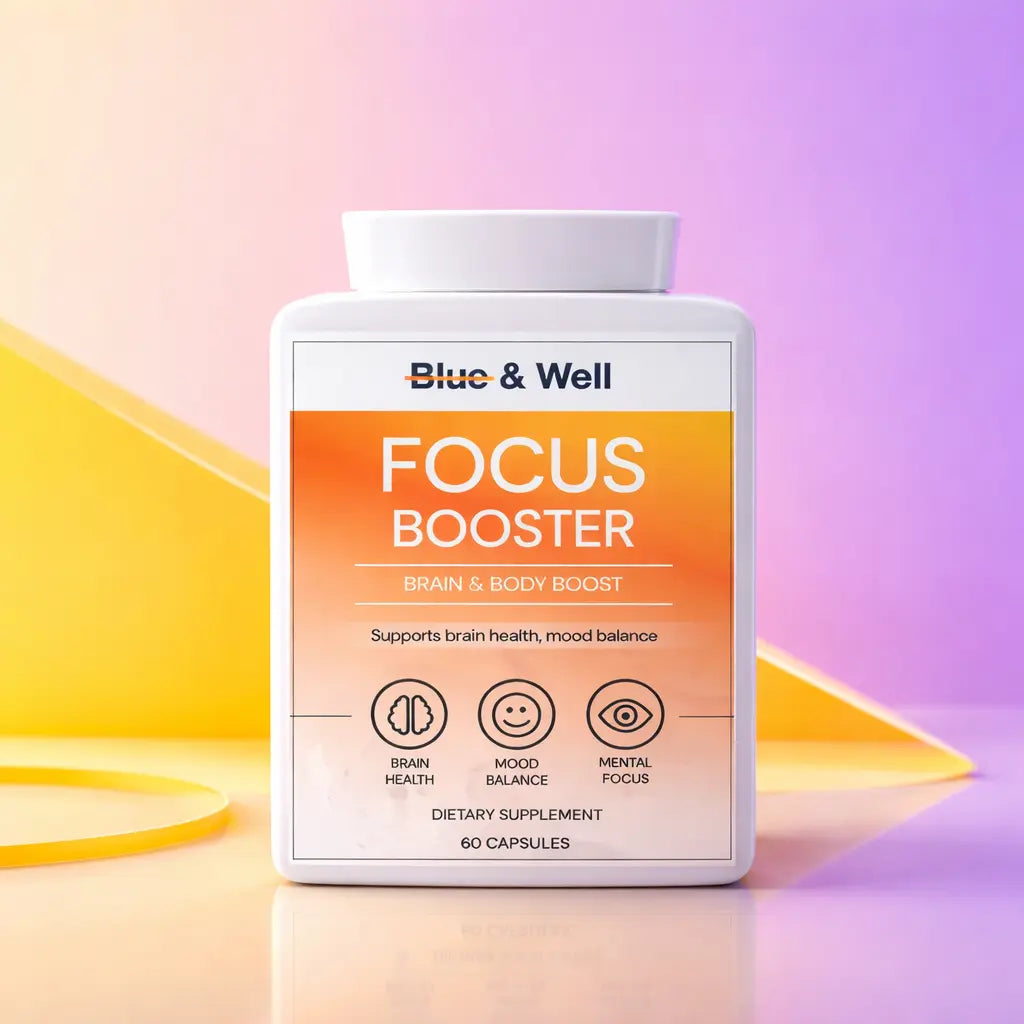 Mental Focus Brain Support Blue & Well