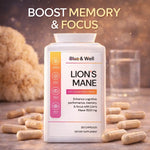 Lion's Mane Gummies Blue & Well