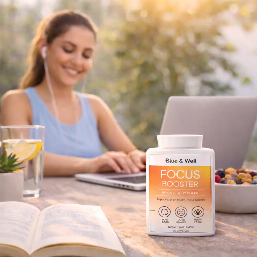 Mental Focus Brain Support Blue & Well