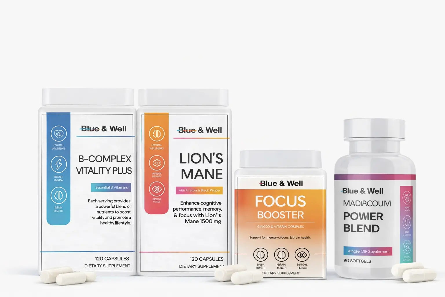 Brain & Body Vitality Stack Blue & Well