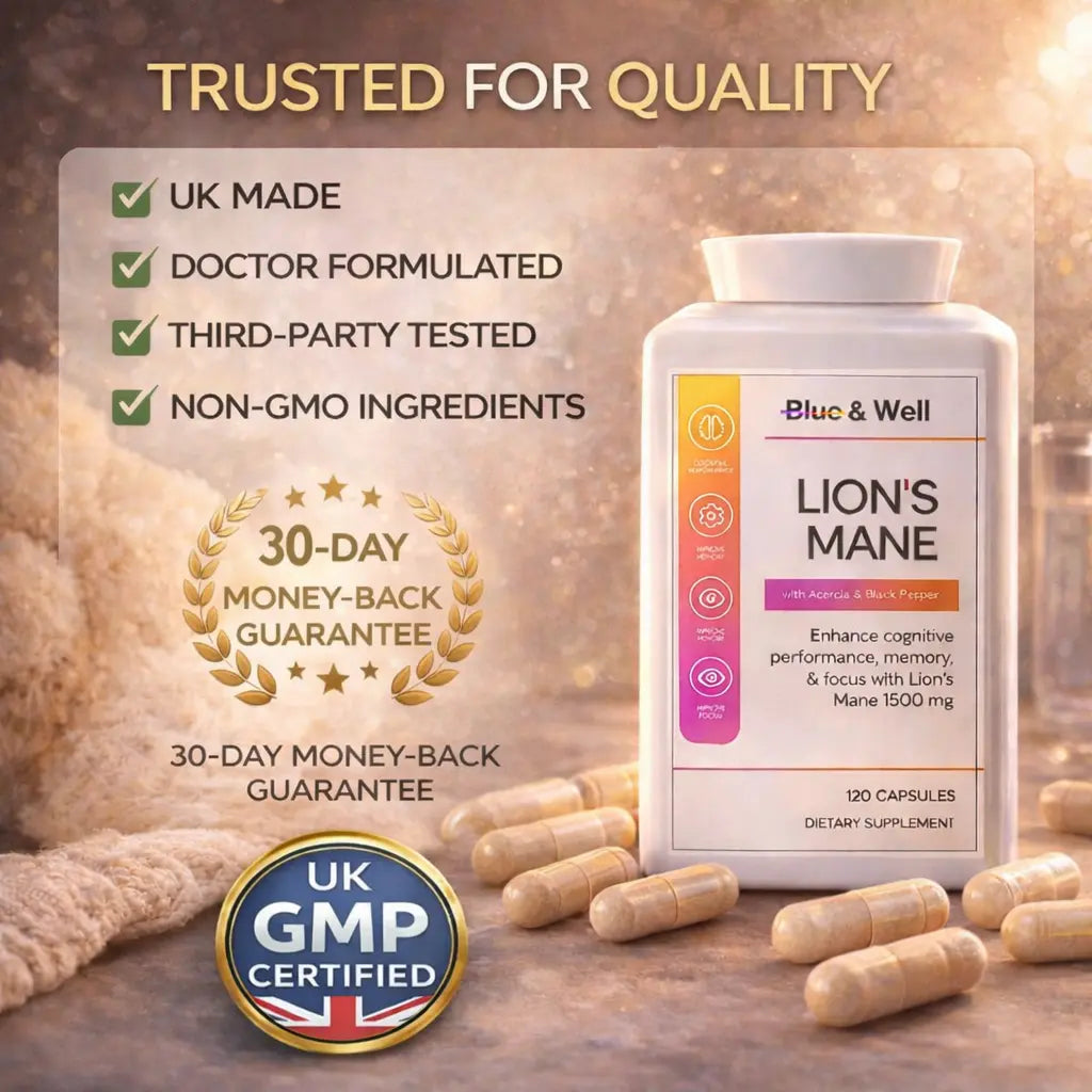 Lion's Mane Gummies Blue & Well