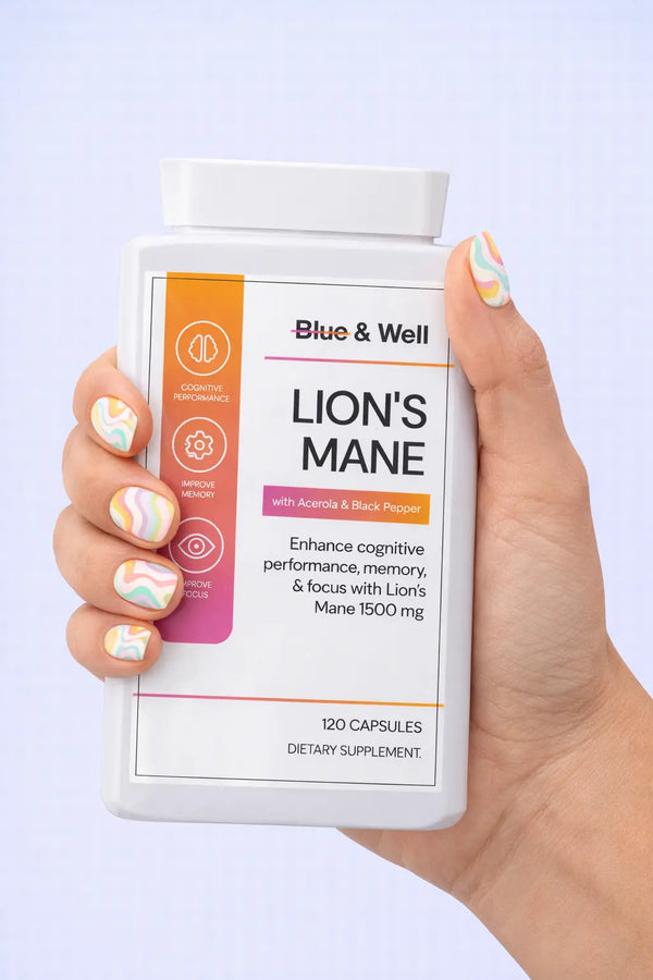 Lion's Mane Gummies Blue & Well
