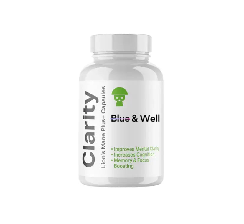 Clarity: Lion's Mane+ Capsules - Blue & Well