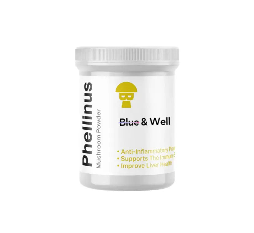 Phellinus Mushroom Powder - Blue & Well