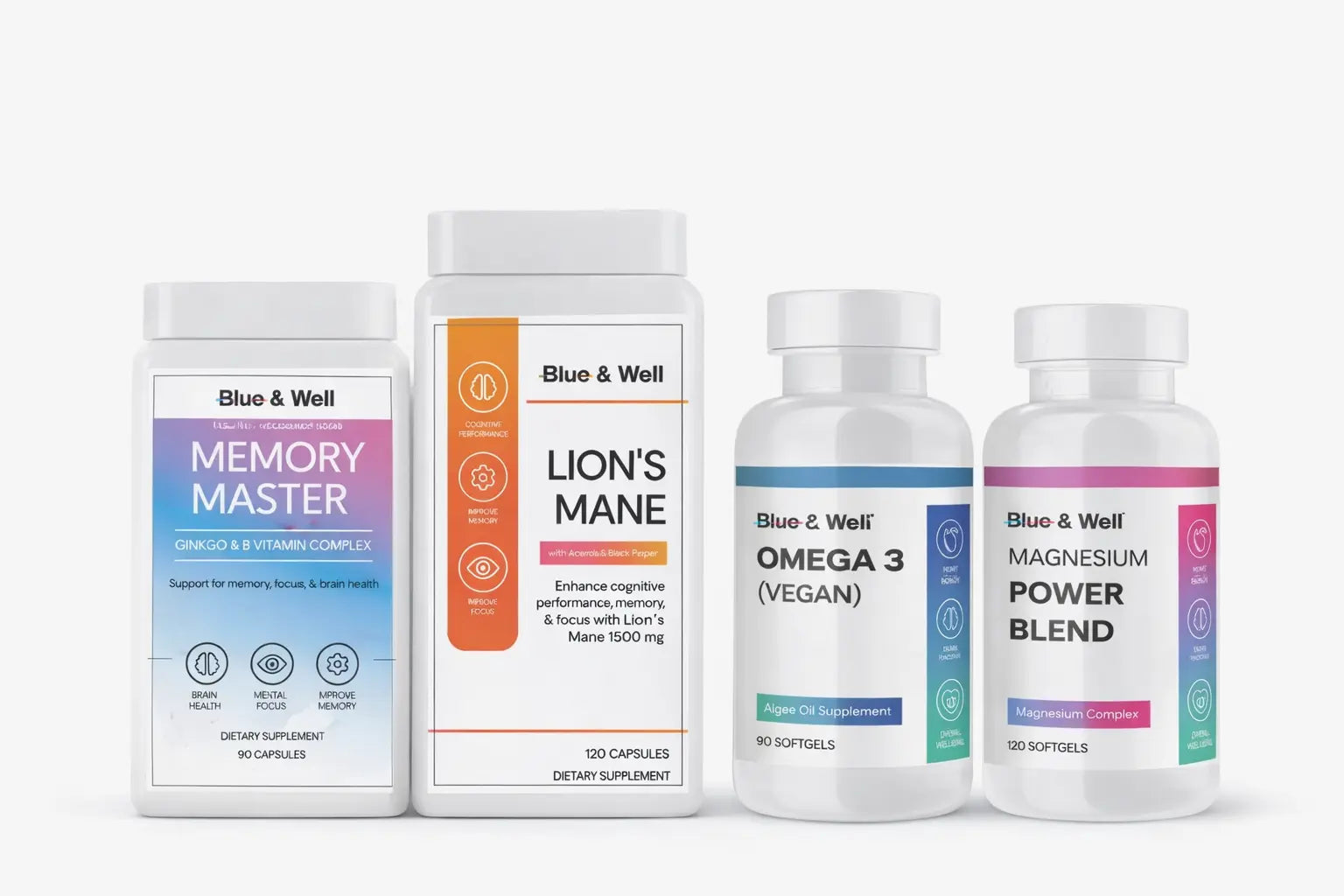 Memory & Cognitive Aging Stack Blue & Well