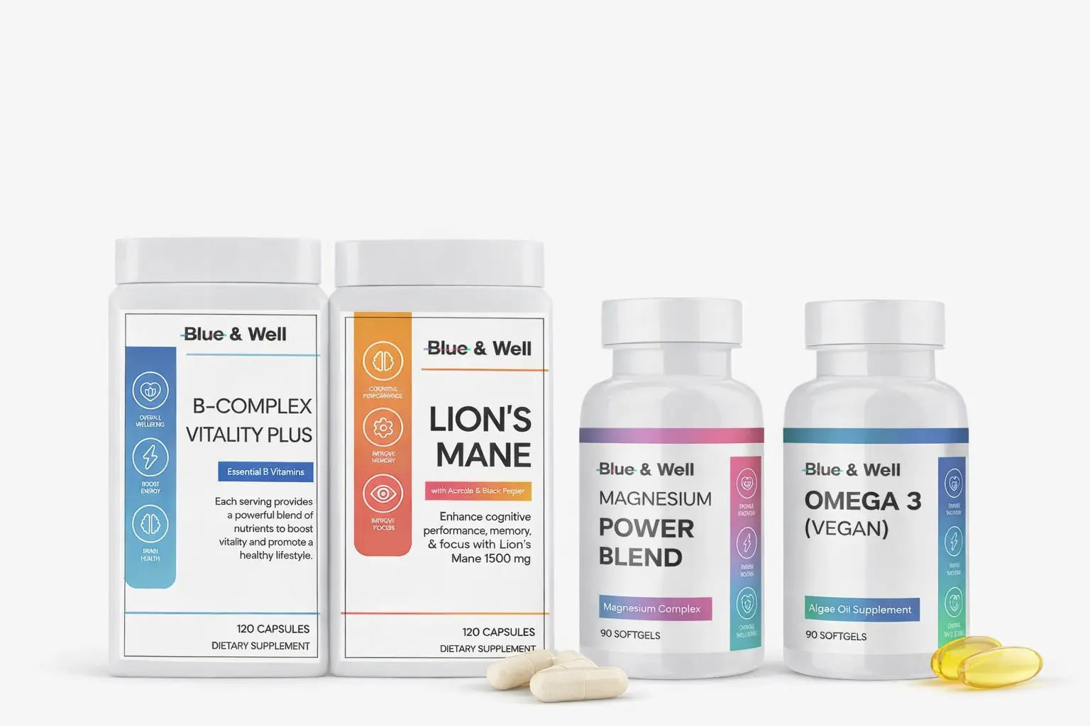 Stress & Burnout Recovery Stack Blue & Well